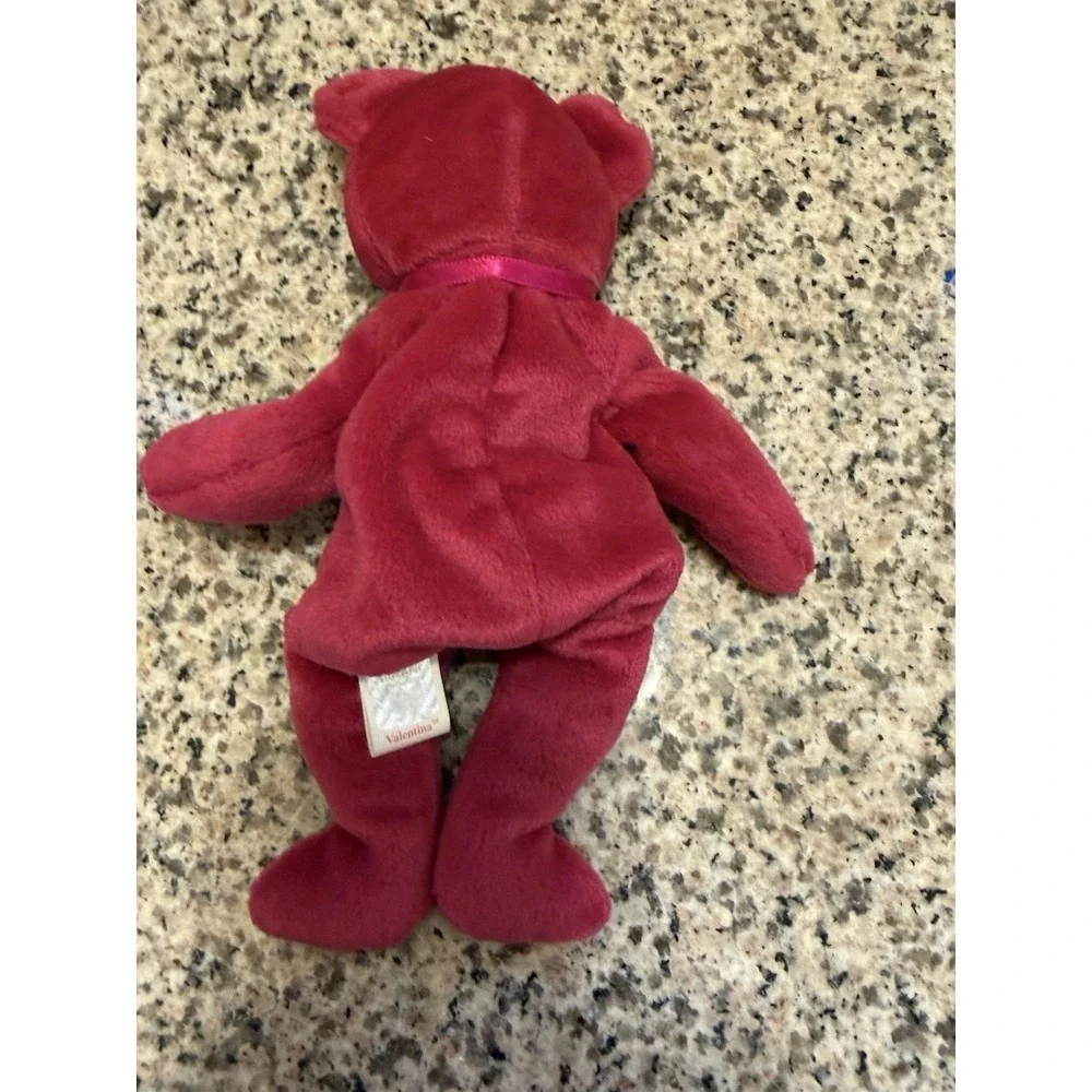 RARE Ty Valentina Beanie Baby Bear with Tag Errors Retired